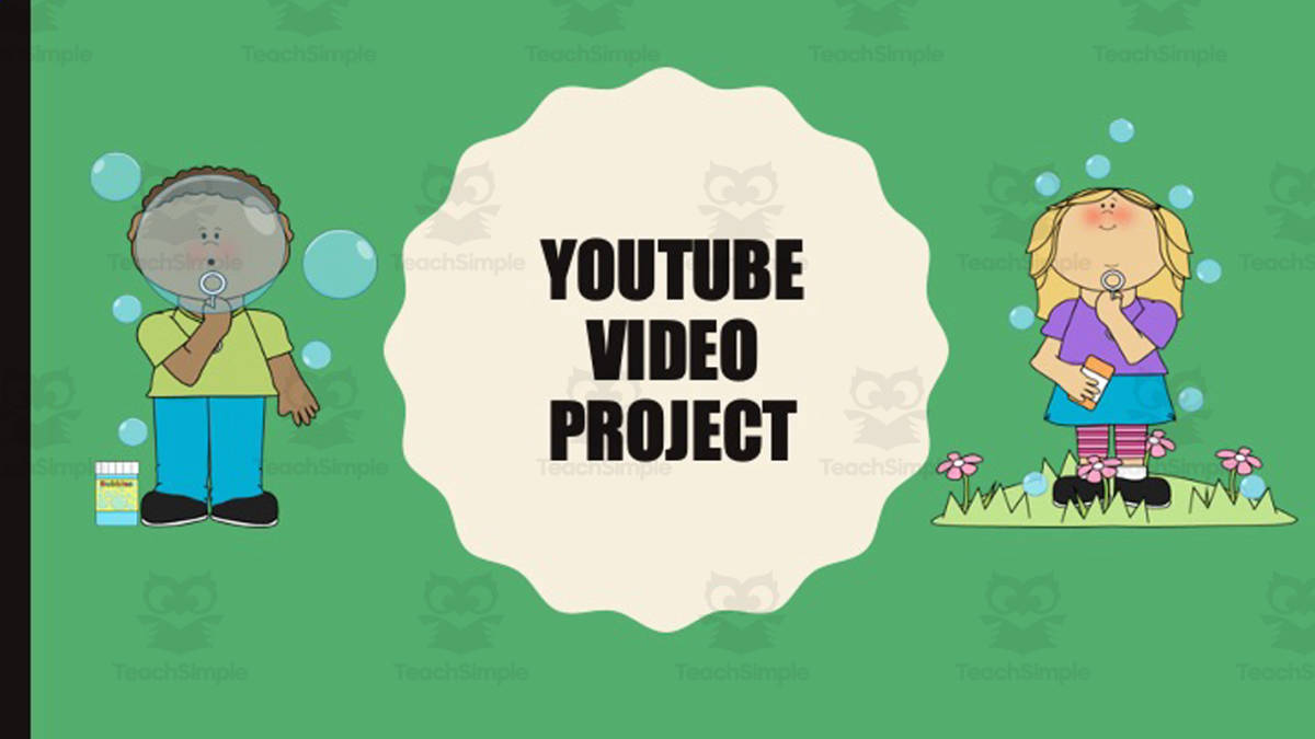 An educational teaching resource from Golden Promise entitled YouTube Video Project downloadable at Teach Simple.