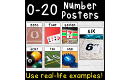 0-20 Number Posters