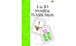 1 to 10 number flashcards