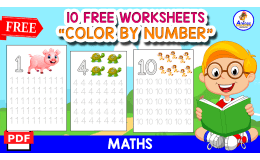 10 FREE WORKSHEETS | TRACING NUMBERS 1 TO 10