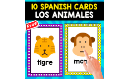 10 SPANISH FLASHCARDS | LOS ANIMALES