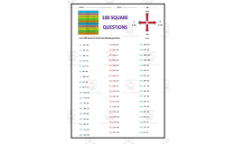100 Square Challenge - 54 Questions