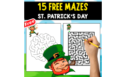 15 FREE MAZES OF ST. PATRICK'S DAY | WORKSHEETS