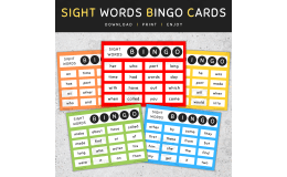 1st 100 Fry Sight Words: Bingo Cards