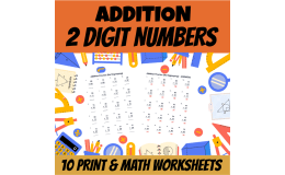 2-Digit Addition With & Without Regrouping Addition Practice