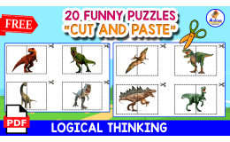 20 FREE PUZZLES FOR KIDS | Dinosaur Themed FREE