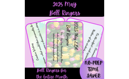 2025 May ELA Bell Ringers