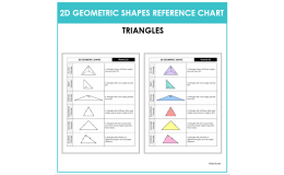 Triangles Reference Chart – Types and Angles