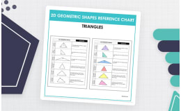 Triangles Reference Chart – Types and Angles