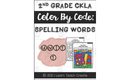 2nd Grade CKLA Color by Code Unit 1 Pack