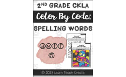 2nd Grade CKLA Color by Code Unit 5 Pack