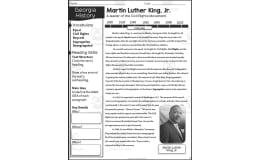 2nd Grade Reading Packet: Martin Luther King, Jr.
