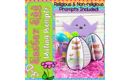 3D Easter Egg Craft w/ Writing Prompts