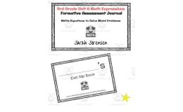 3rd Grade Math Exit Slip Journal | Unit 6 Math Expressions