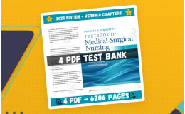 4 Test Bank Brunner and Suddarth Textbook of Medical-Surgical Nursing