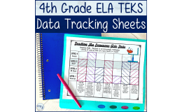 4th Grade TEKS ELA Student Data Tracking Sheets