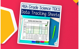 4th Grade TEKS Science Student Data Tracking Sheets