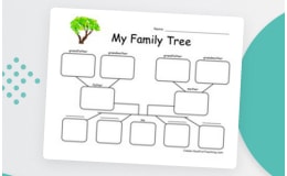 5 Children Family Tree Worksheet