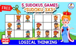 5 FREE SUDOKUS | PEOPLE THEMED