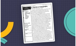 5 Themes of Geography Reading Packet