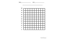 50 by 50 Blank Graph Paper