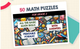 50 Math Puzzles for Grade 3 – Multiplication Focus