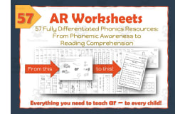 AR Phonics Worksheets | R-Controlled Vowel AR | Differentiated | SOR