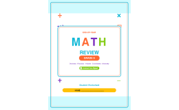 5th Grade End of Year Math Review Worksheets & Games