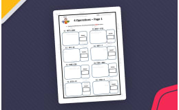 5th Grade Four Operations Worksheet