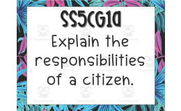 5th Grade Georgia Social Studies Standards Set 2