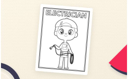 Community Helpers Coloring Pages – 65-Page Set