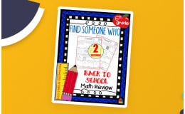 6th Grade - Find Someone Who | Back to School Math Review
