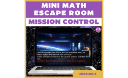 6th Grade Math Spiral Review Escape Room Week 1 Day 2