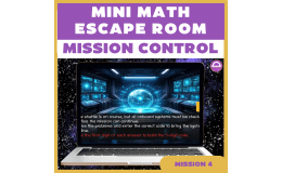 6th Grade Math Spiral Review Escape Room Week 1 Day 4