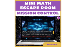 6th Grade Math Spiral Review Escape Room Week 1 Day 5