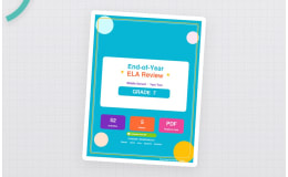 7th Grade End of Year ELA Review Worksheets & Games