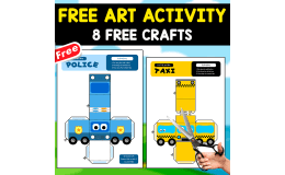 8 CRAFTS OF TRANSPORTATION | ART ACTIVITY
