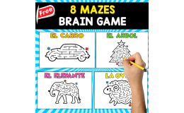 8 FREE MAZES | BRAIN GAME | FREE RESOURCE