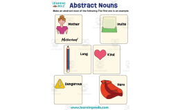 Abstract Nouns Activity