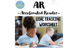 Accelerated Reader Goal Tracking Worksheet