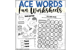 ACE Word Family Fun Worksheets