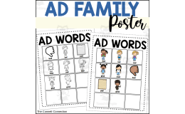 AD Word Family Posters