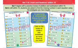 Add and Subtract up to 20 with Equations