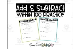 Add and Subtract within 100