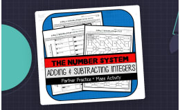 Adding & Subtracting Integers PARTNER PRACTICE & MAZE ACTIVITIES