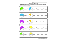 Add Fractions from Pictures: Unlike Denominators