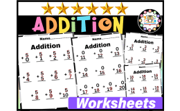 Addition Activities Strategy 1st |Touch Dot Addition Math Worksheets