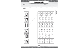 Addition and Subtraction Facts 1-18 Printable Workbook