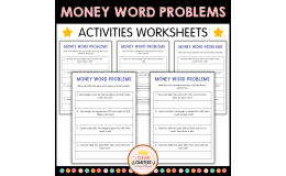 Addition and Subtraction Money Word Problems Math Worksheets