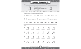 Addition and Subtraction: Single and 2-Digit Numbers With and Without Regrouping